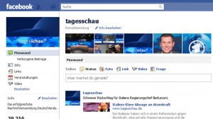 facebook-Seite der Tagesschau